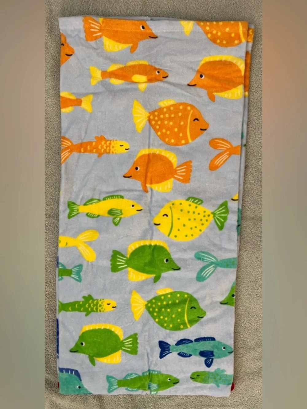 Sunny Kids Colorful Tropical Fish Beach Towel